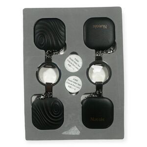 Nutale  Key Finder Tag (iOS Only) Tracker Locator w/ Key Chain -‎ Gray 4 Pack